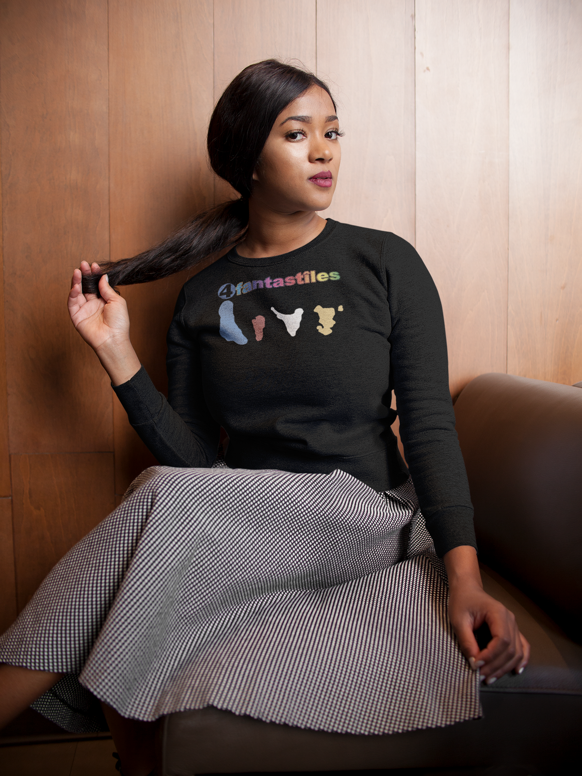 T-shirt en coton épais teinté unisexe